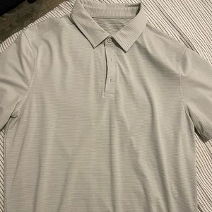 Men’s Lululemon Evolution Performance Polo Size Large No Stink Zinc